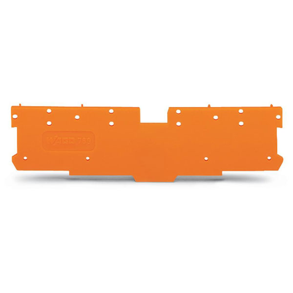  769-302 End And Intermediate Plate 1.1mm Thick Orange