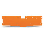 WAGO 769-304 End And Intermediate Plate 1.1mm thick Orange