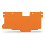 WAGO 769-306 End And Intermediate Plate 1.1mm thick Orange