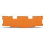 WAGO 769-310 End And Intermediate Plate 1.1mm thick Orange