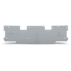 WAGO 769-311 End And Intermediate Plate 1.1mm thick Grey