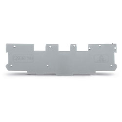 WAGO 769-315 End And Intermediate Plate 1.1mm thick Grey