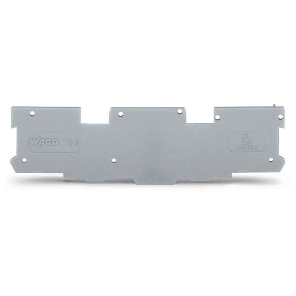  769-317 End And Intermediate Plate 1.1mm thick Grey