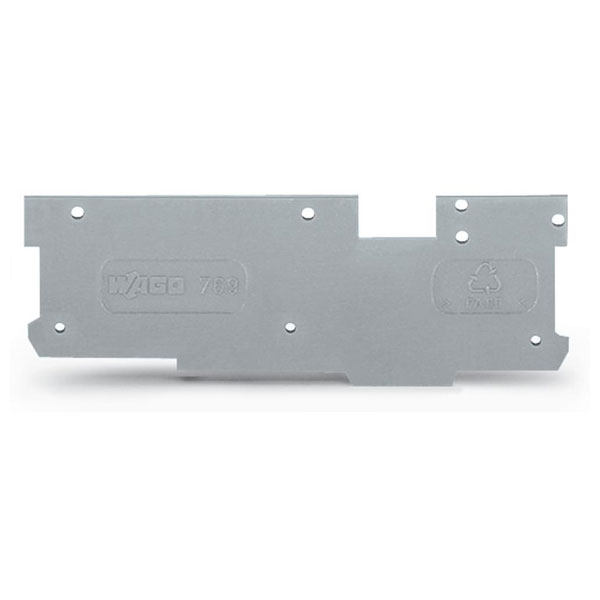  769-320 End And Intermediate Plate 1.1mm Thick Grey