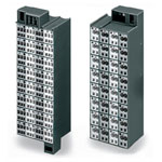 WAGO 726-222 Matrix Patchboard Marked 33-64 32-pole for 19in Rack Dark-grey