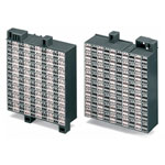 WAGO 726-721 Matrix Patchboard Marked 1-80 80-pole for 19in Rack Dark-grey