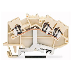 WAGO 780-640 3-conductor Shield Terminal Block White