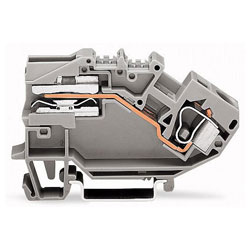 WAGO 784-623 1-conductor Power Distribution Disconnect Terminal Block Grey