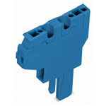 WAGO 769-504/000-006 2-conductor Base Module & End Plate 1-pole Blue