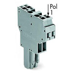 WAGO 769-123 2-conductor Female Connector Codable 3-pole Grey