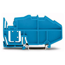 WAGO 777-305 Busbar Carrier 8mm Wide for DIN 35 Rail Blue