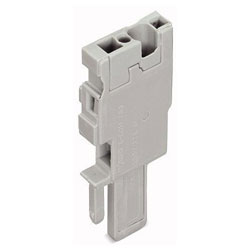 WAGO 769-501 1-conductor Base Module with End Plate Codable 1-pole Grey