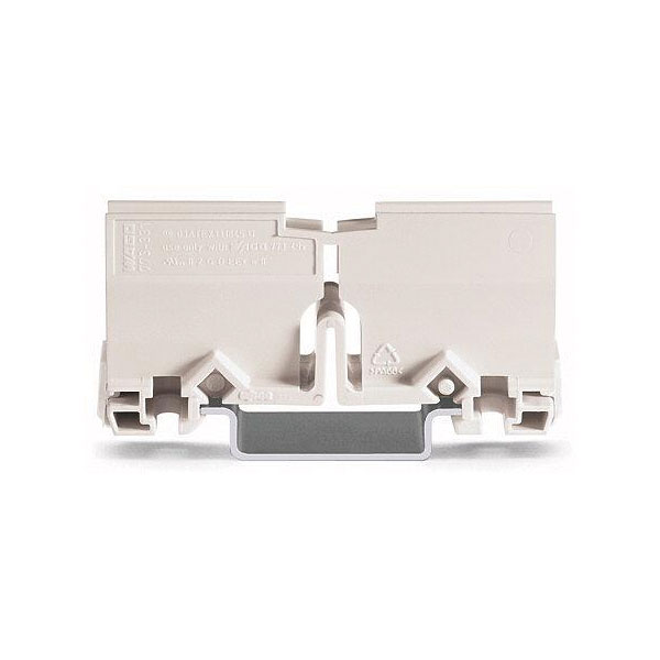  773-331 Mounting Carrier for PUSH WIRE® Conn. for Jn. Box Lt-grey