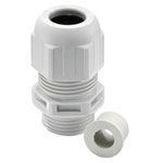 Wiska 10064976 ESKV-RDE 12 Light Grey Plastic Cable Gland + Insert, Pack of 50