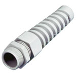 Wiska 10061872 SKVS 9 Black Plastic Cable Gland, Bend Protection