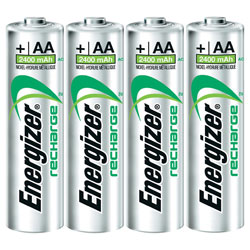 Energizer 635429 Precision Rechargeable AA Battery x4 NiMH 1.2V 2400mAh