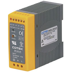 Cotek DN 40-15 DIN Rail Power Supply 15VDC 2.7A 40W 1-Phase