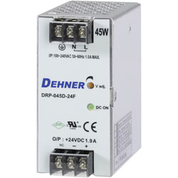 Dehner Elektronik DRP045D-24FTN DIN Rail Power Supply 24VDC 1.88A 45W 1-Phase