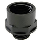 Wiska 10064760 EX-APM 16/25 Black Plastic Thread Adaptor PG16/M25