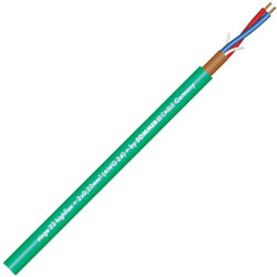 Sommer Cable 200-0004 Microphone Cable Green Sheath 24 AWG