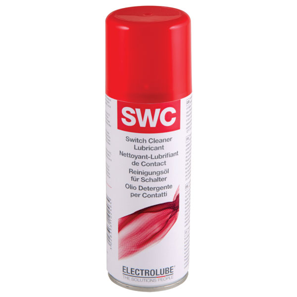Electrolube SWC200D Non Flammable Switch Cleaner Lubricant 200ml