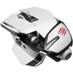 Mad Catz® MCB437150001/04/1 M.O.U.S.™ 9 Wireless Gaming Mouse - White