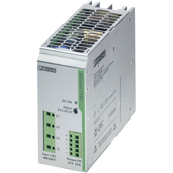 Phoenix Contact 2866459 TRIO-PS/3AC Power Supply DIN Rail PSU 24V DC ...