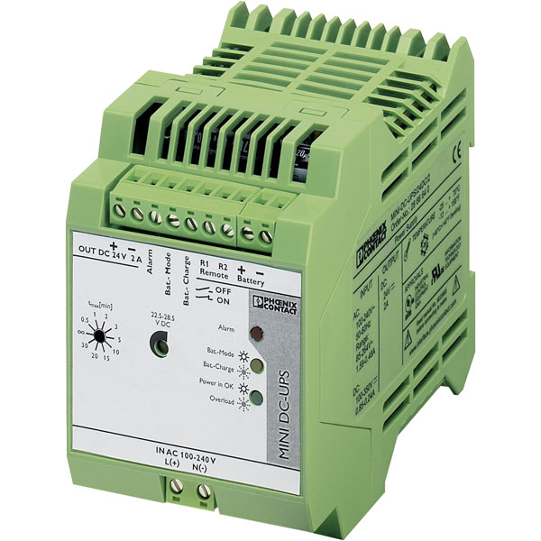 Phoenix Contact 2866640 MINI-DC-UPS/24DC with Integrated Power Sup...
