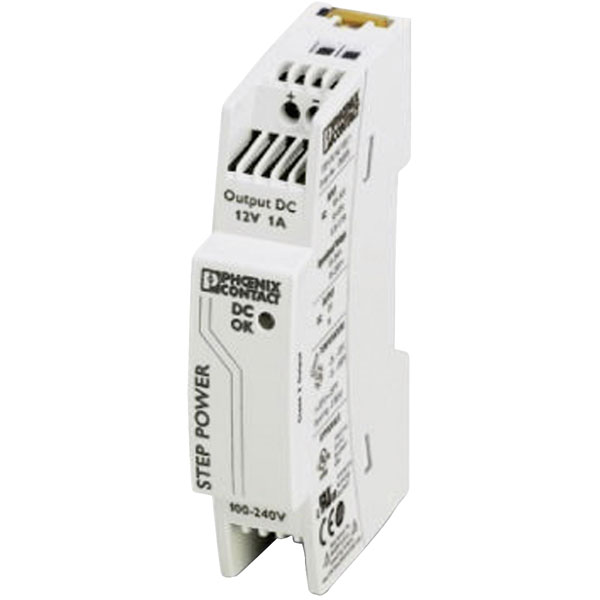 Phoenix Contact 2868538 STEP-PS/1AC DIN Rail Power Supply 12V DC 1...