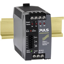 PULS PISA11.203206 Dimension 4-Output DIN Rail Protection Module 24V DC 18A