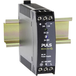 PULS ML30.241 MiniLine DIN Rail Power Supply 24V DC 1.3A 30W 1-Phase