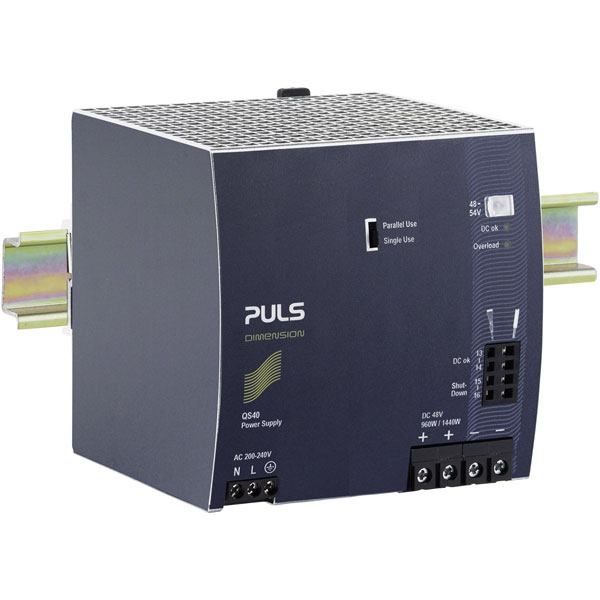 PULS QS40.484 Dimension DIN Rail Power Supply 48V DC 20A 960W 1-Ph...