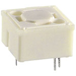 Rafi 3.14100.032 Tact Switch 1 x Off/(On) 100mA 35V Green LED THT 9.7mm