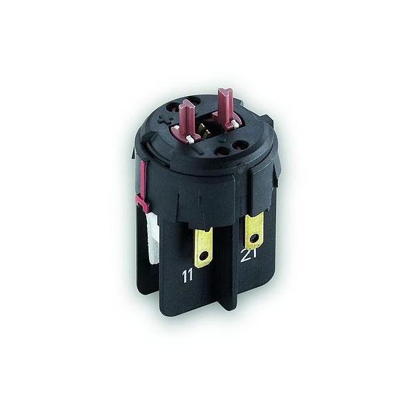 Rafi 1.20.126.514 Emergency Stop Contact Block 2NC 1NO 1.5A 240V Faston 10pk Rapid Online