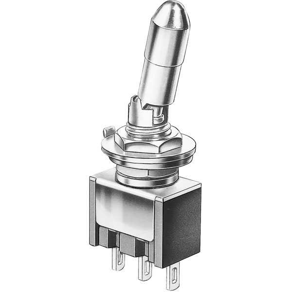 Marquardt 9047.0102 4A Miniature Toggle Switch SPDT OnOn Solder Pins Lever Lock Rapid Online