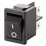 Marquardt 1852.1128 10A IP40 Rocker Switch DPST Faston "I/0" Vertical