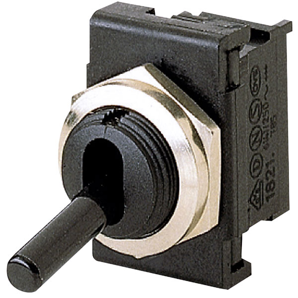 Marquardt 1821.1101 Toggle Switch 6A 250V AC IP40 SPST On-Off Faston ...