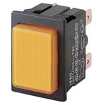 Marquardt 1660.0202 Illuminated Pushbutton 16A IP40 DPST Faston Green