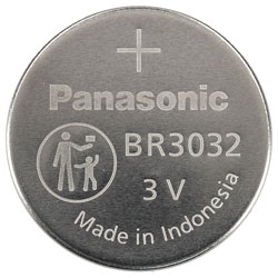 Panasonic BR3032 3V Lithium Coin Cell Battery 500mAh x1