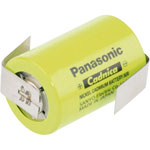 Panasonic N-1250SCRL NiCd 4/5 Sub C Size Cell Tagged Rechargeable 1.2V 1250mAh