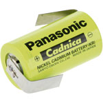 Panasonic N-1700SCR NiCd Sub-C Size Cell Tagged Rechargeable 1.2V 1700mAh