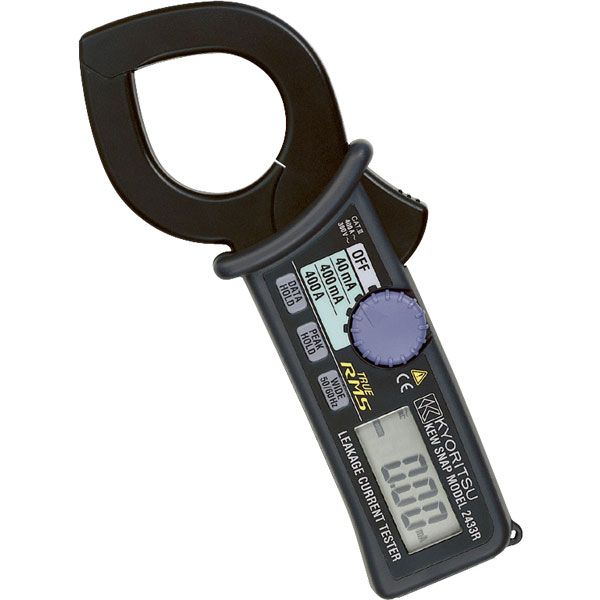 Kyoritsu KEW 2433R Current Clamp 4000 Counts LCD CAT III 300V
