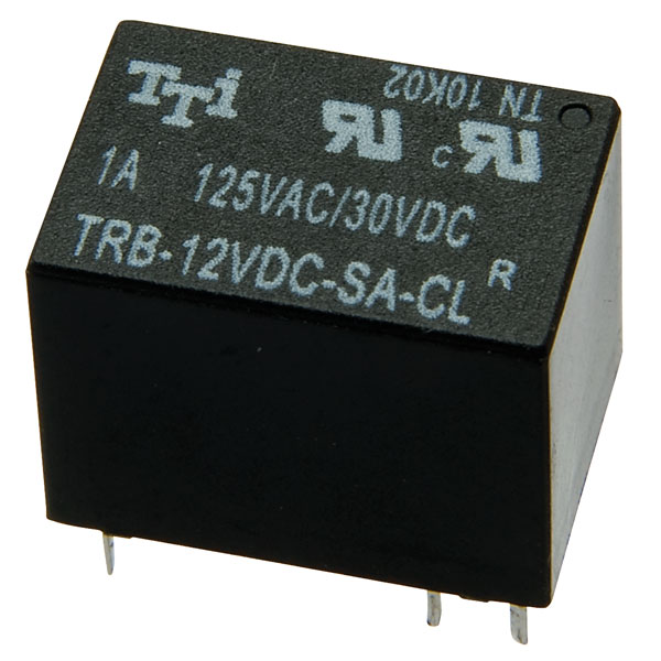 12v Spdt 1a Subminiature Relay | Rapid Online