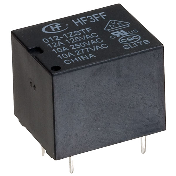  HF3FF0121ZSTF 12VDC 10A SPDT Compact Miniature Cube Power Relay