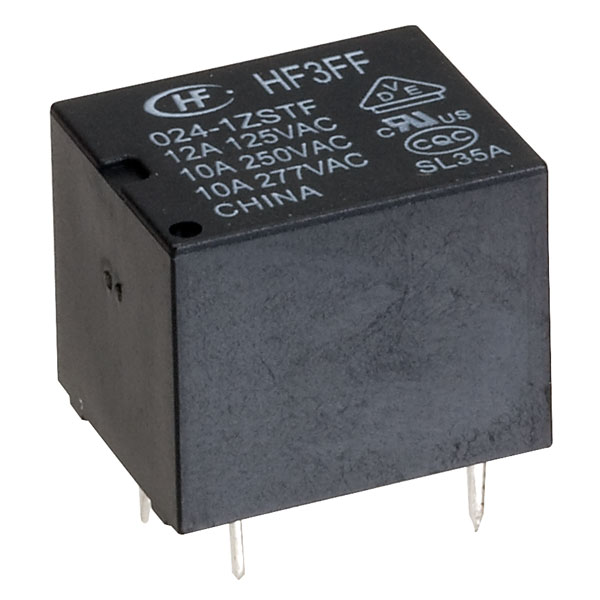  HF3FF0241ZSTF 24VDC 10A SPDT Compact Miniature Cube Power Relay