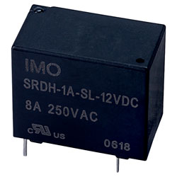 IMO SRDH-1A-SL-12VDC 12VDC Subminiature SPNO Relay