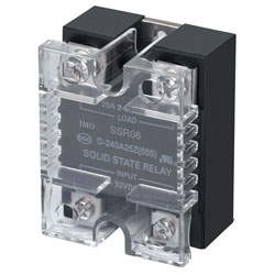 Panel Mount Ssr 4-32vdc, 0-240vac 25a Load with Led, Zero Cross