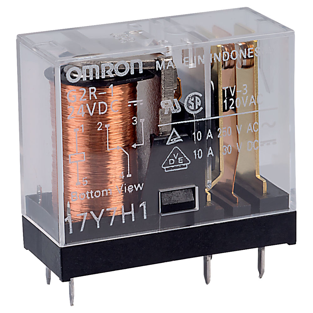 10 Stück G2R-1-SN DC24(S) Leistungsrelais – 24VDC, 1 Wechsler, Für Industrie & Automatisierung