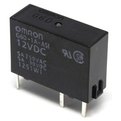 Omron G6D-1A-ASI-12DC SPNO PCB Relay 5A 12VDC