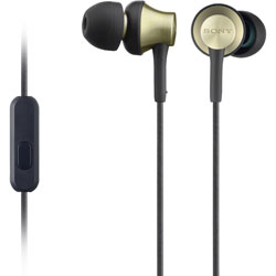 Sony MDR-EX650AP, In-Ear Earphones / Headset for Android, Black, Gold